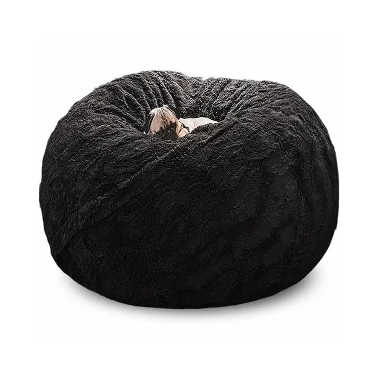 Housse ronde pour canapé pouf