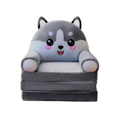 Couverture de chaise de sac de haricots pliant de dessin animé