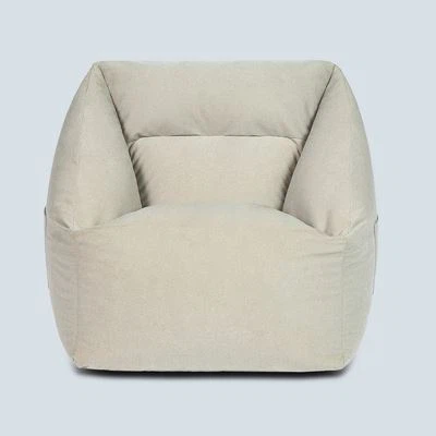 Housse de chaise de canapé en forme de pouf en fourrure