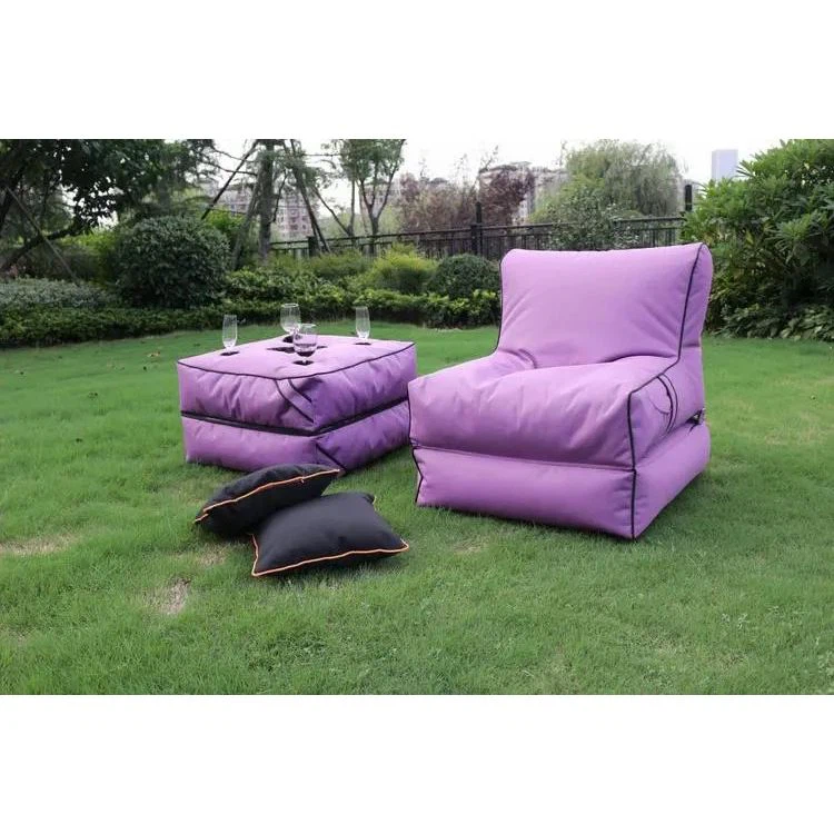 Housse de fauteuil poire d'extérieur en lin
