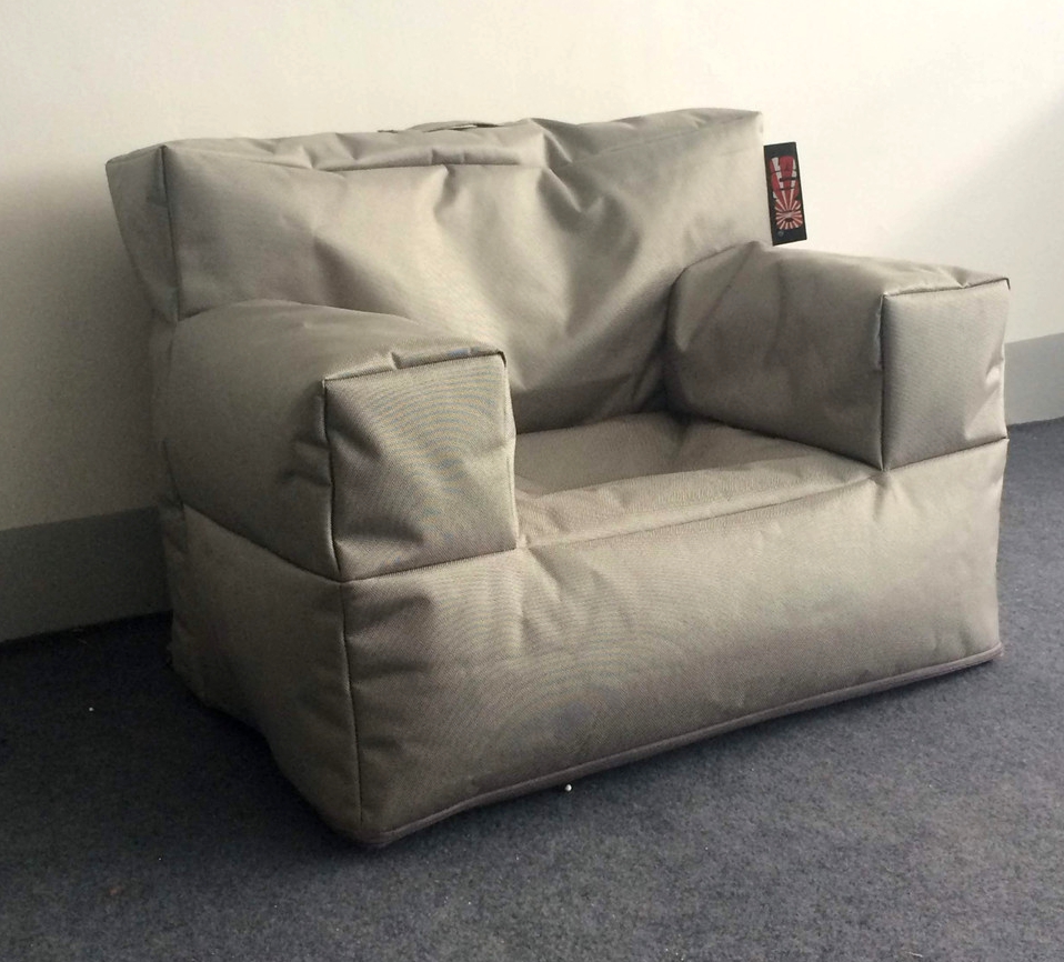 Children Beige Hippo Toddler Bean Bag