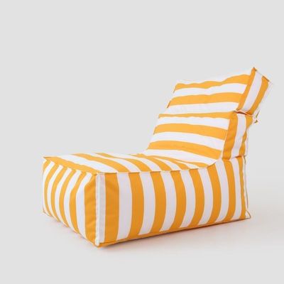 Beige Beach Bean Bag Chair