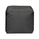 Housse de canapé pouf carré noir