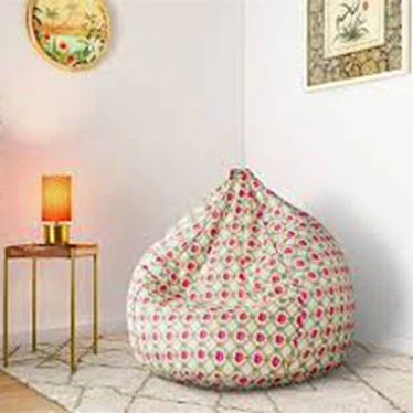 Housse de fauteuil poire imprimée d'intérieur