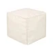 Housse de canapé pouf carré en lin
