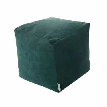 Couvercle de chaise de sac de haricot lavable carré