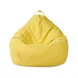 Housse de fauteuil poire d'extérieur jaune