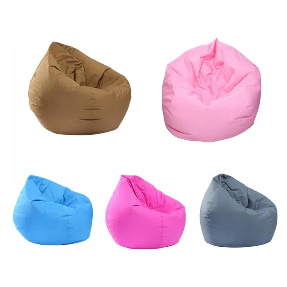 Housse de chaise poire de rangement carrée